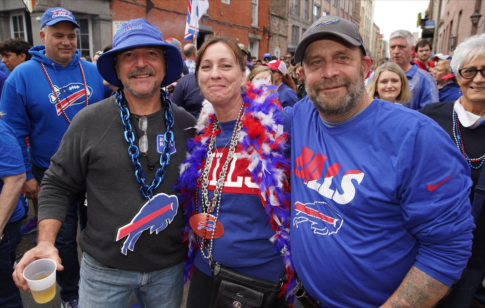 Buffalo Bills packers of NOLA Takeover Parade